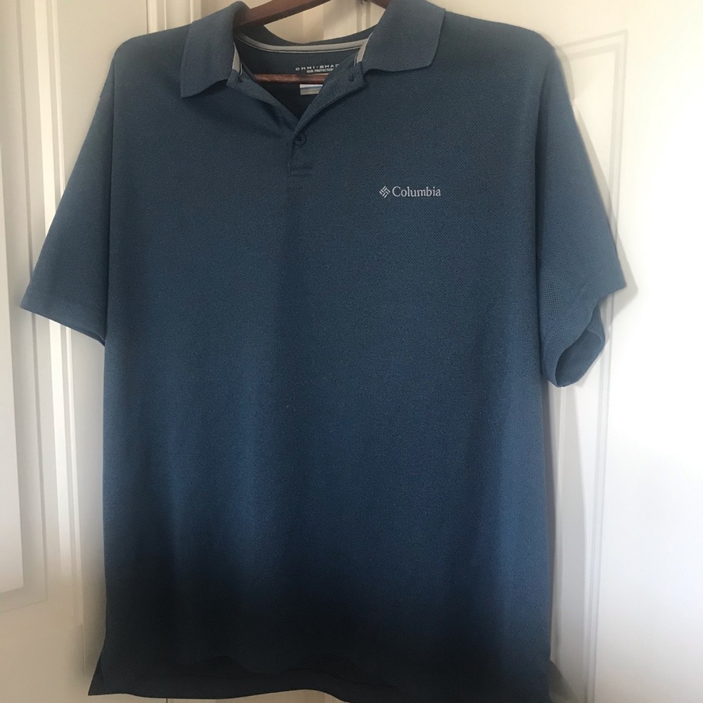 Men Columbia polo short sleeves shirt